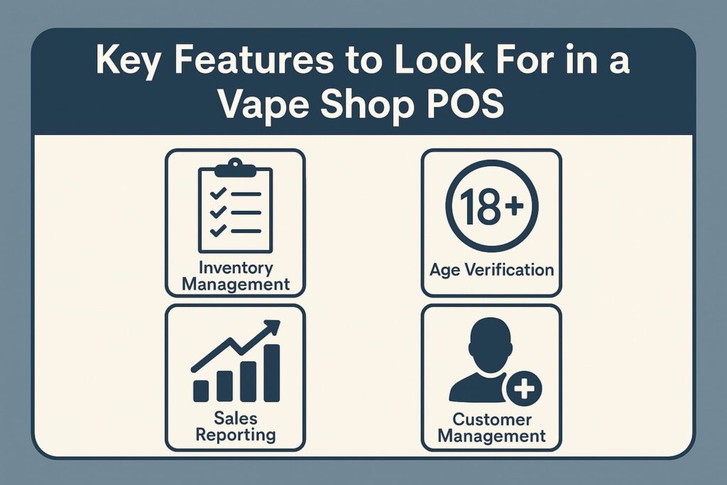 Key Features to Look For in a Vape Shop POS