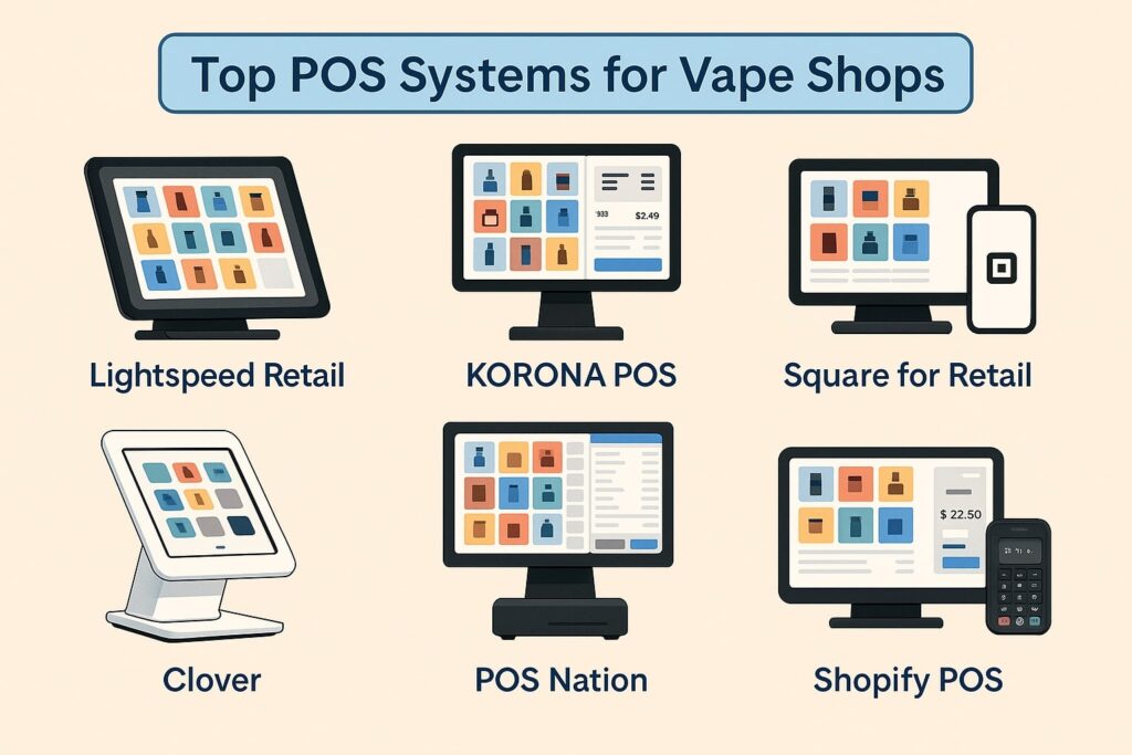 Top POS Systems for Vape Shops in 2025