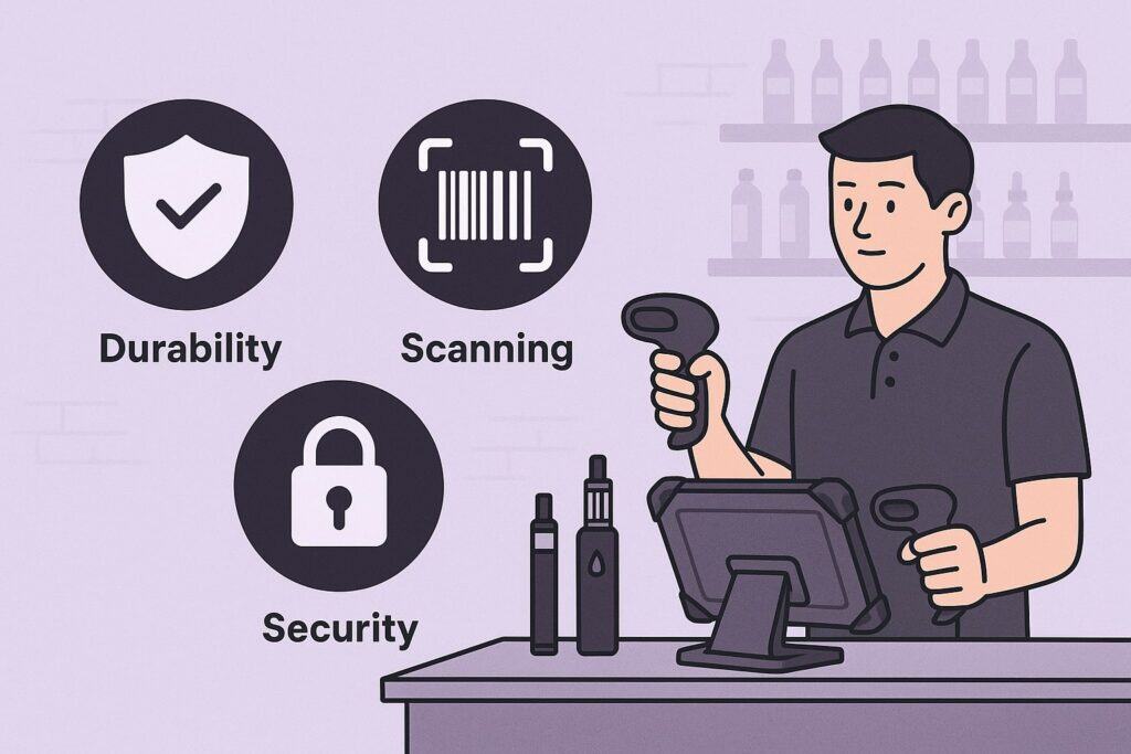 Choose the Right Hardware for a Vape Counter (Durability, Scanning, and Security)