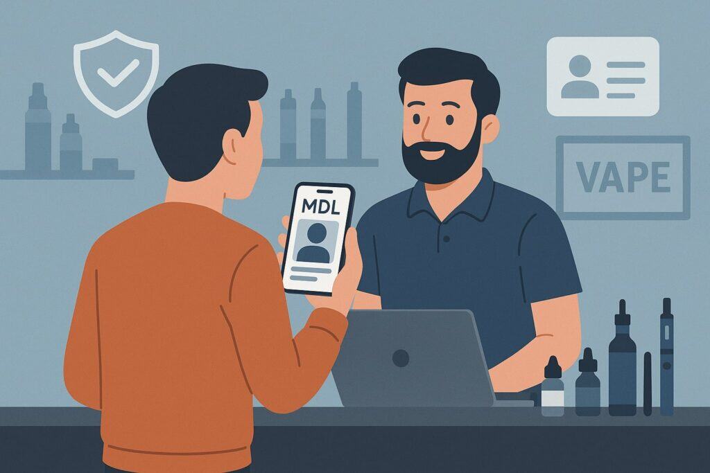 Mobile Driver’s Licenses (mDLs) and Digital IDs at the Vape Counter