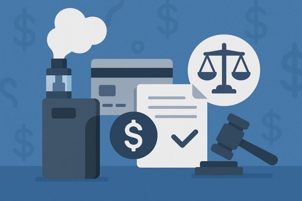 The high-risk reality and legal baseline for vape payments (know this first)