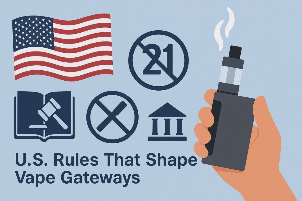 U.S. Rules That Shape Vape Gateways in 2025 (What Actually Applies)