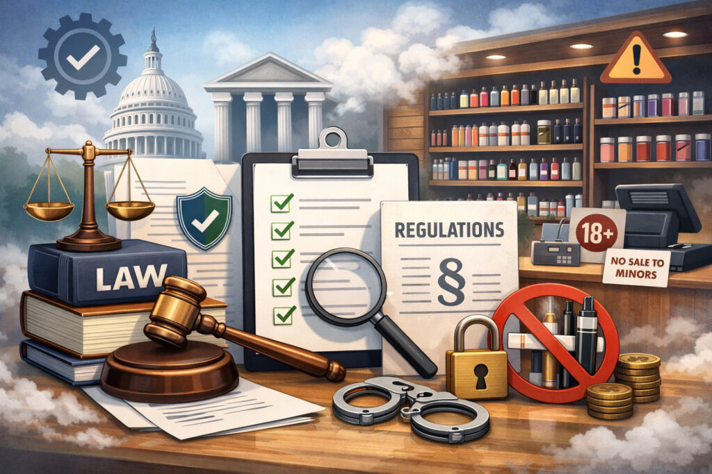 Understanding the Legal Framework That Drives Vape Retail Compliance